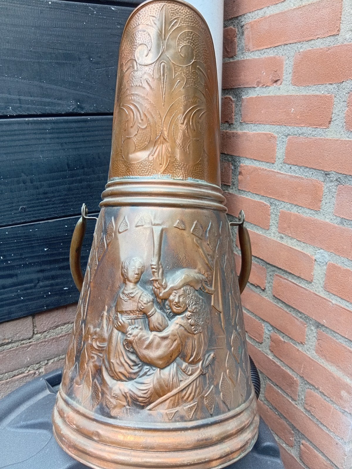 Koperen kolenkit, Ophalen, Gebruikt, Overige materialen