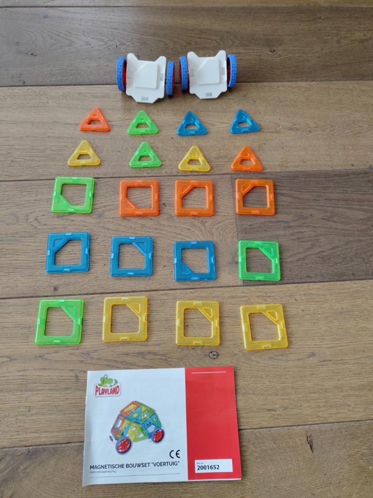 Playland magnetische bouwset "voertuig", Ophalen