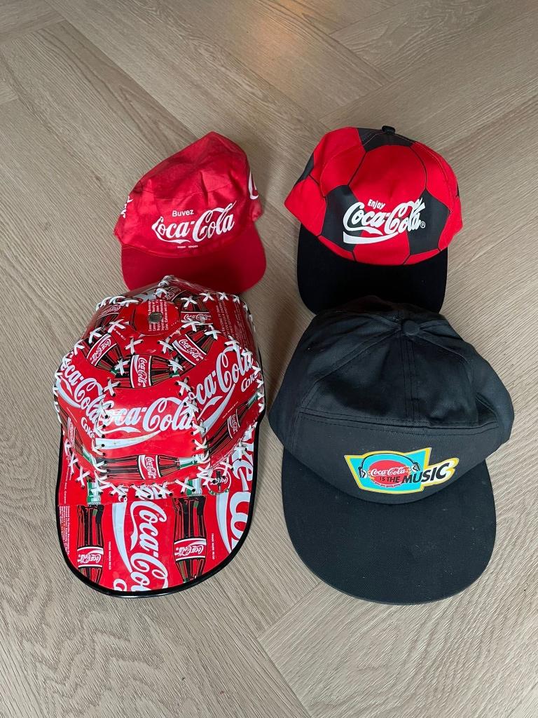 caps / petten 4 x coca cola, Ophalen, Gebruikt