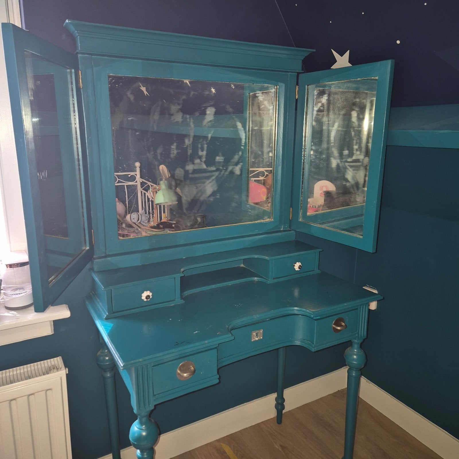 Kaptafel / makeuptafel, Ophalen, Gebruikt, 50 tot 100 cm, 150 tot 200 cm