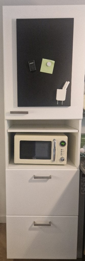 Ikea Kastel Keukenkast 2.20m met magnetronvak en lades, Huis en Inrichting, Keuken | Keukenelementen, Ophalen, 200 cm of meer