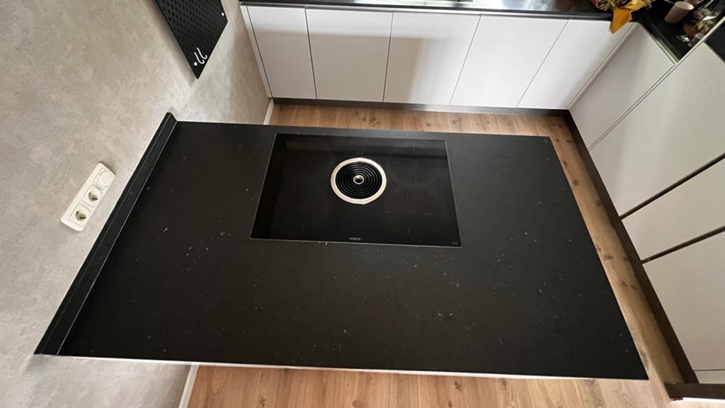 Bora Basic inductie kookplaat met afzuiging, Witgoed en Apparatuur, Kookplaten, Ophalen, Gebruikt, 4 kookzones, Inbouw