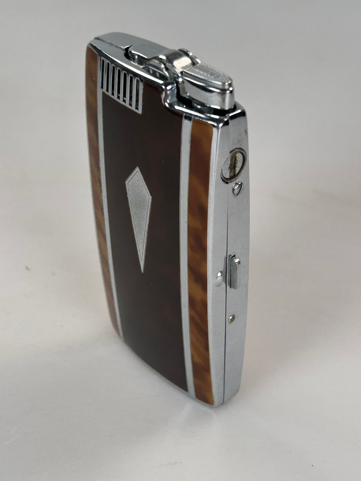 Ronson "Pal" Aansteker & Sigarettendoos Jaren 40 Art Deco, Verzenden, Zo goed als nieuw, Aansteker