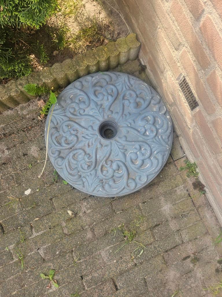 Wasdroogrek houder van steen gratis, Tuin en Terras, Ophalen of Verzenden, Gebruikt, Minder dan 1 meter, Parasolvoet