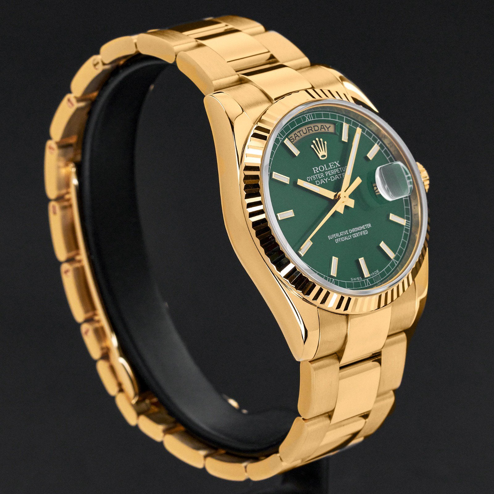 Rolex Day-Date goud gold, Ophalen, Zo goed als nieuw, Goud, Rolex