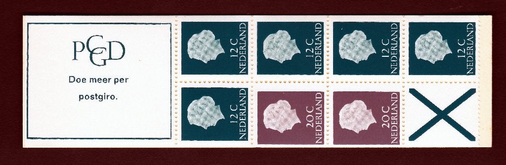 Postzegelboekje 7BF, Postzegels en Munten, Verzenden, T/m 1940, Postfris