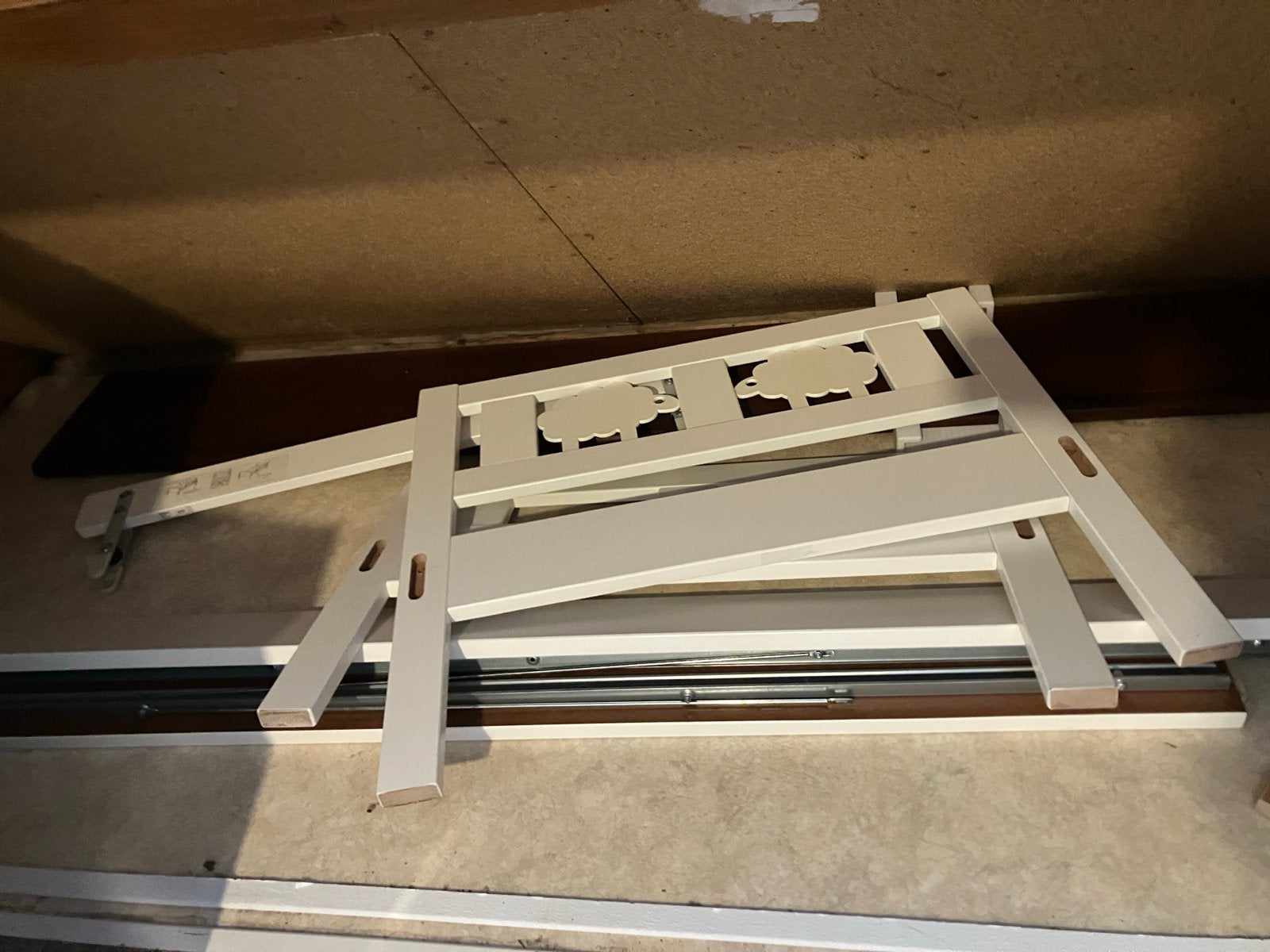 Gratis af te halen IKEA KRITTER peuterbed, Kinderen en Baby's, Ophalen, Gebruikt, 70 tot 85 cm, Lattenbodem