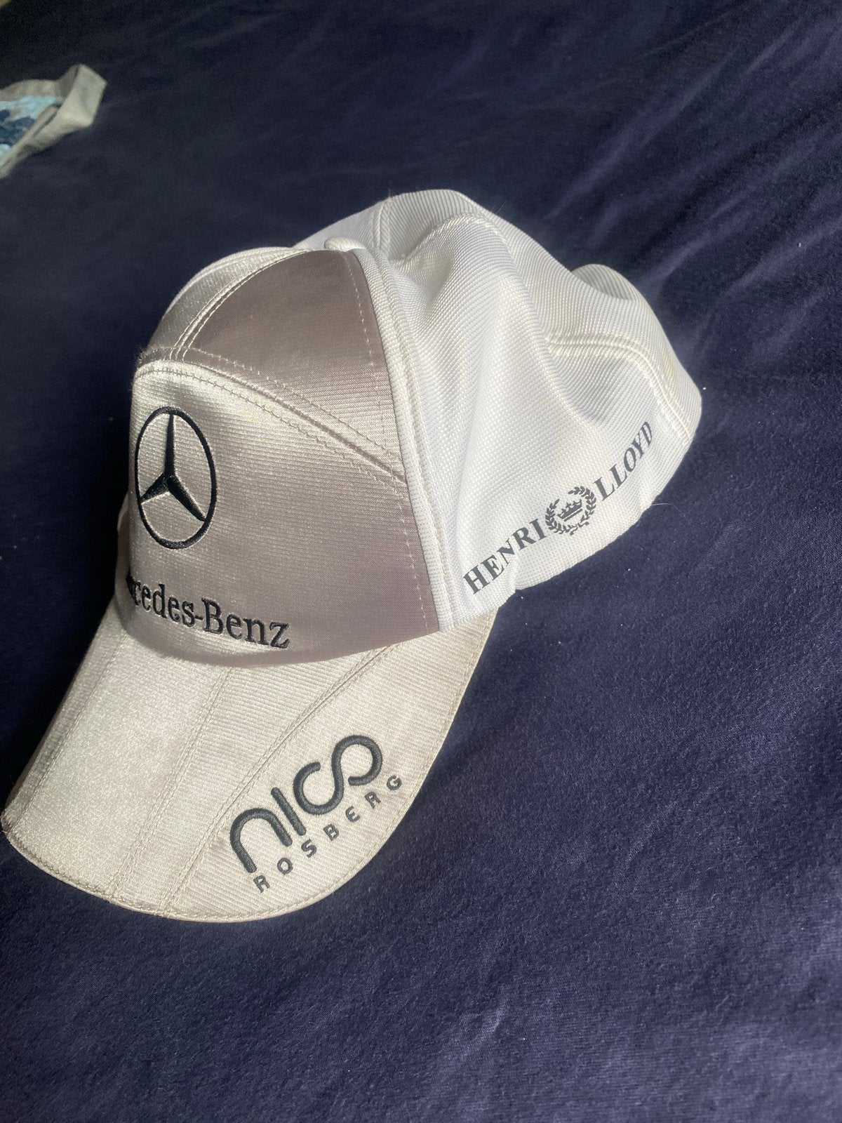 Mercedes-Benz Nico Rosberg F1 Pet - Verstelbaar, Ophalen of Verzenden, Zo goed als nieuw, One size fits all, Pet