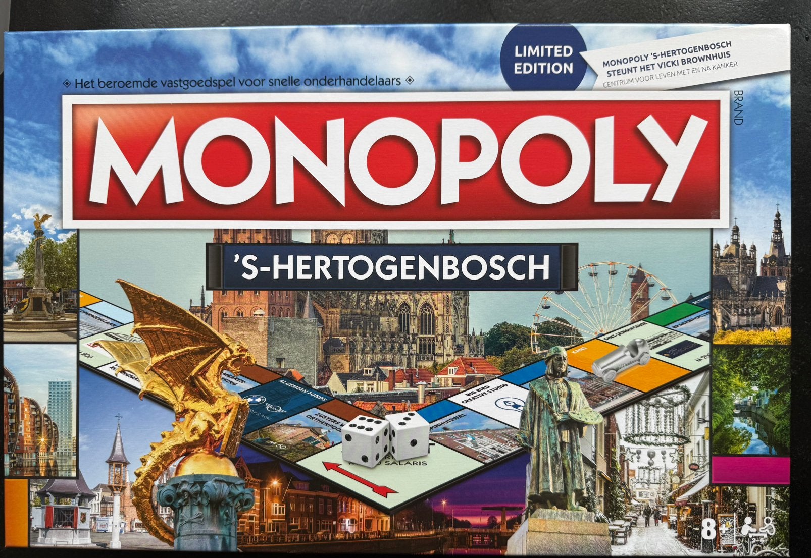 Monopoly ‘s-Hertogenbosch Limited Edition, Verzenden, Zo goed als nieuw