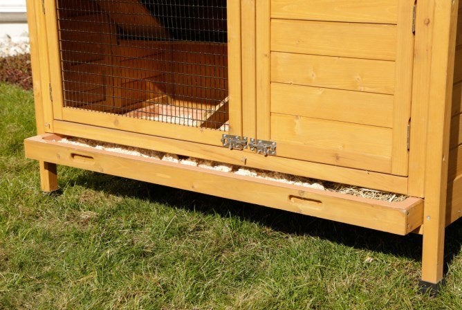 Konijnenhok Andijk | Dubbel dierenverblijf | Duurzaam, 110 cm of meer, Nieuw, Ophalen of Verzenden, 90 cm of meer