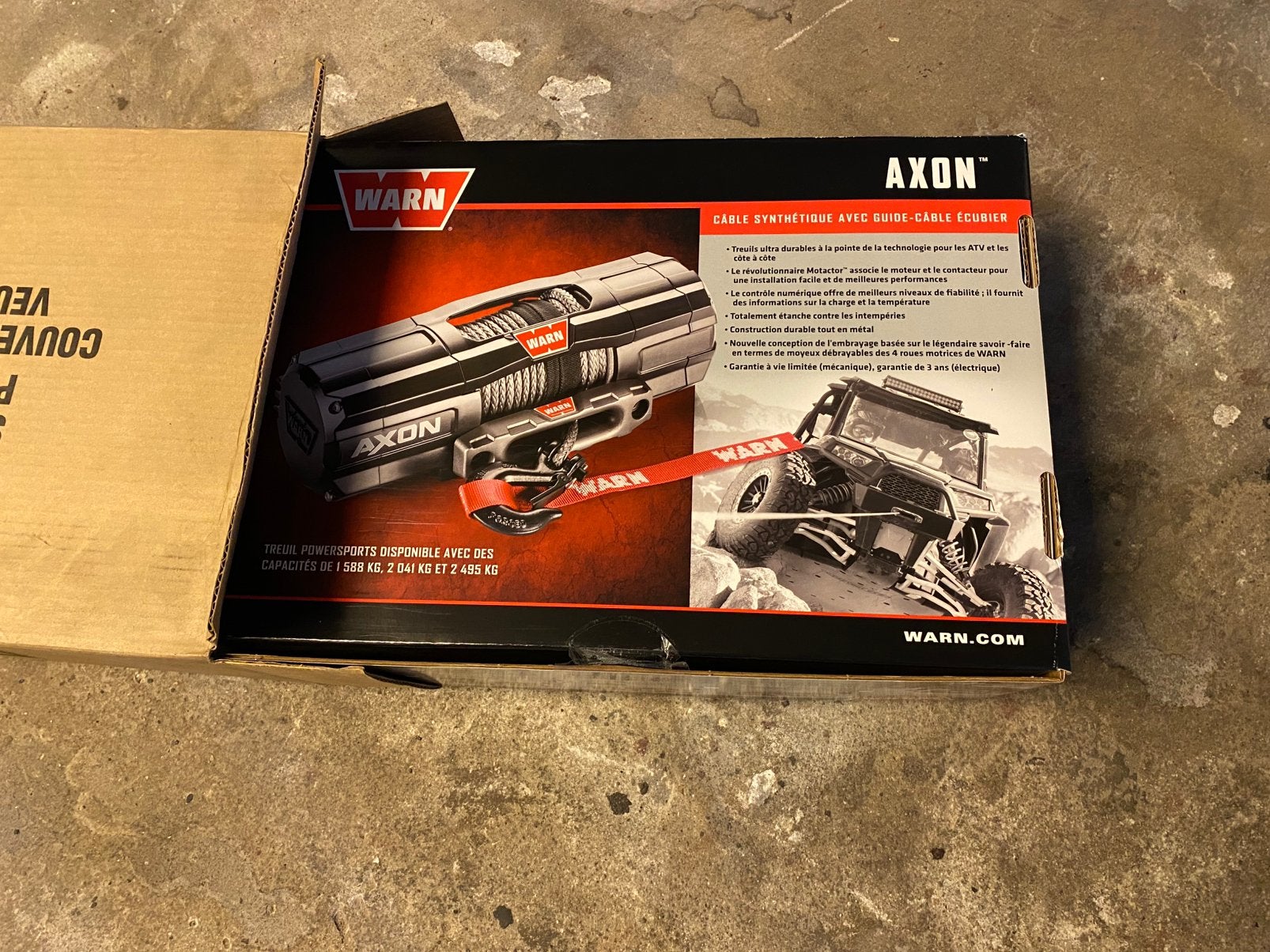 Warn axon 45-RC 12v lier, Ophalen, Nieuw, Elektrisch