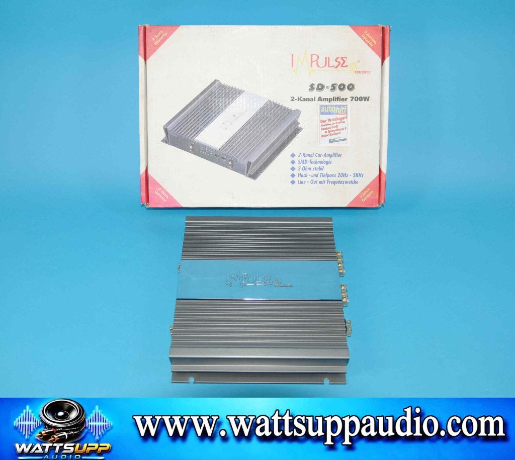 Impulse USAcoustics SD-500 2 kanaals / mono versterker SQ