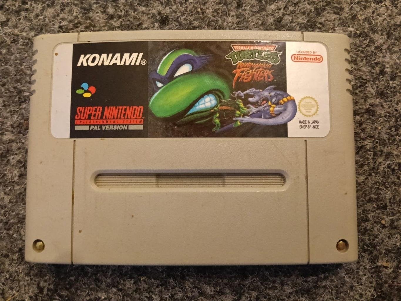 TMNT Tournament Fighters Super Nintendo SNES PAL, Gebruikt, Vechten, 2 spelers, Eén computer
