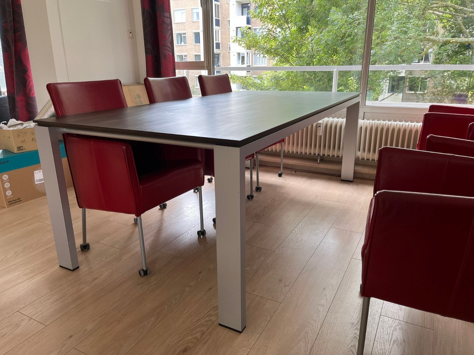 Mooie design eettafel eventueel met stoelen erbij, Huis en Inrichting, Tafels | Eettafels, Ophalen of Verzenden