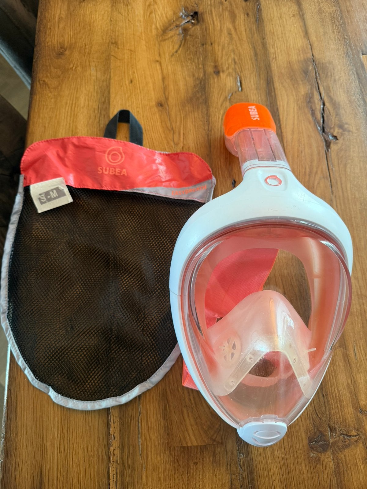 Subea duikmasker snorkel maat s/m, Ophalen of Verzenden, Zo goed als nieuw, Snorkelmasker