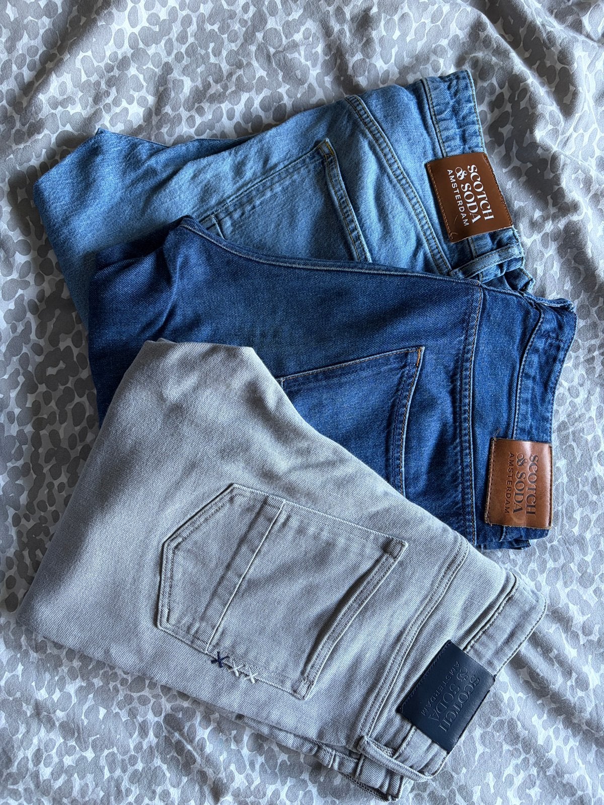 Scotch & Soda broeken (+ 1 Asos Desgin broek), Ophalen of Verzenden, Zo goed als nieuw, Blauw, Overige jeansmaten