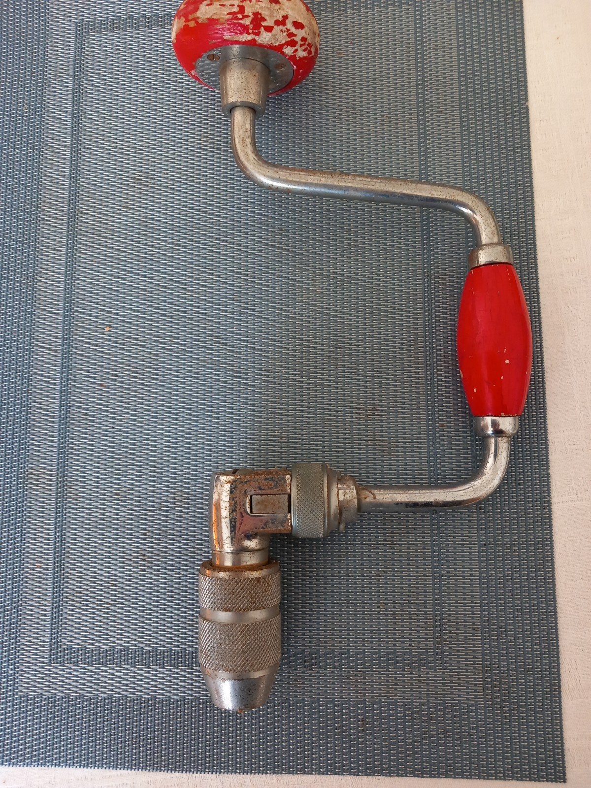 Vintage oude handboor, Ophalen of Verzenden