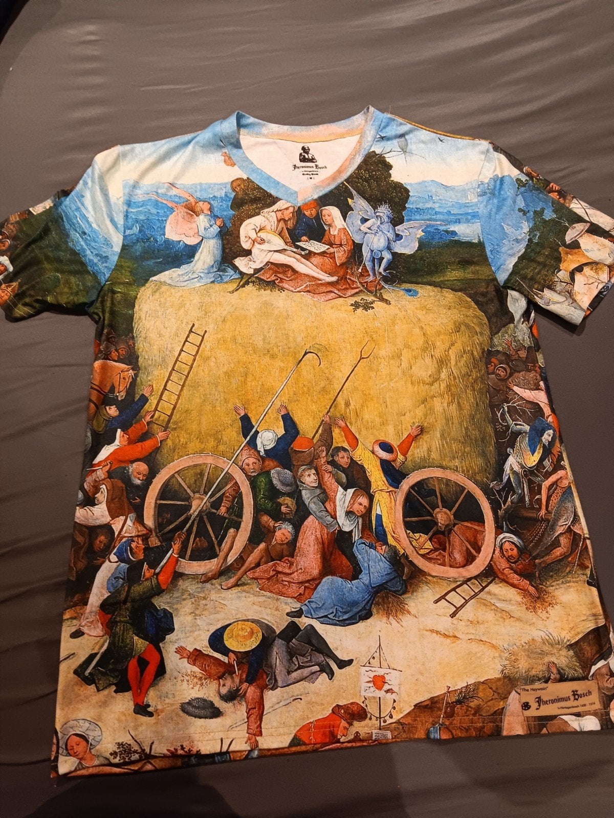 Mr. Gugu & Miss Go T-shirt jheronimus bosch de hooiwagen, Ophalen of Verzenden, Nieuw, Maat 56/58 (XL)