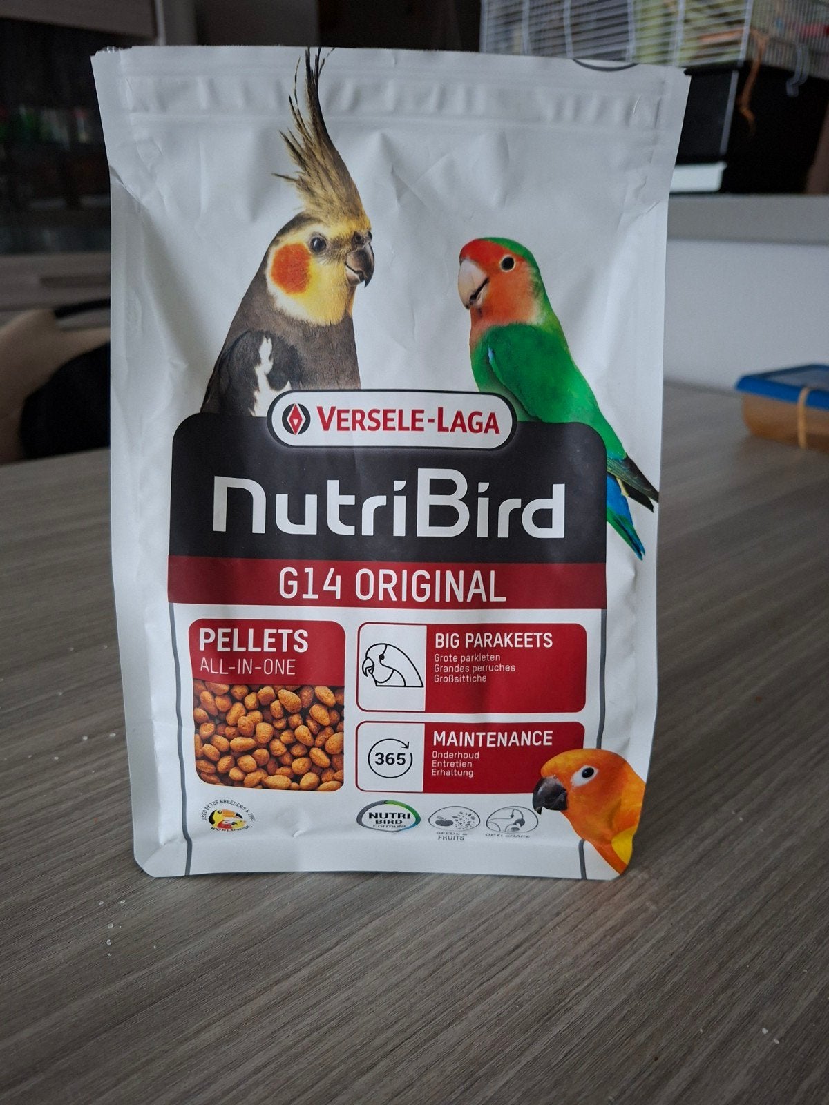 Vogelvoer pellets nutribird G14 orginal, Ophalen of Verzenden