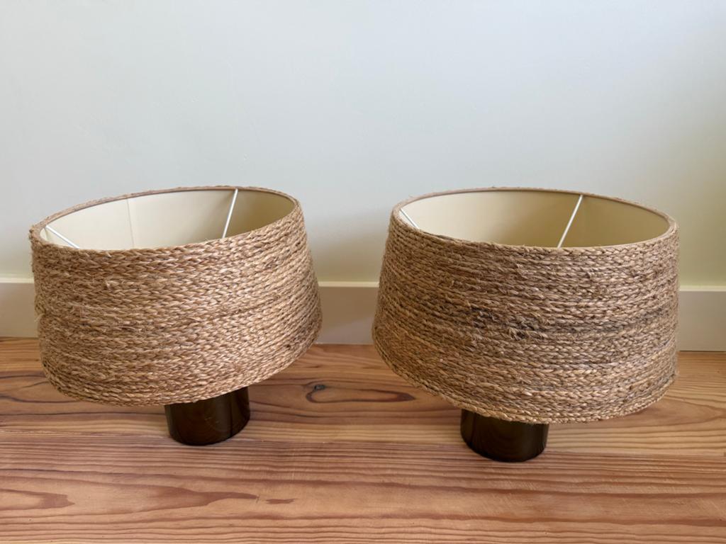 Riviera Maison 3 touw lampenkappen - Bohemian stijl, Ophalen of Verzenden, Zo goed als nieuw, Rond, Minder dan 25 cm