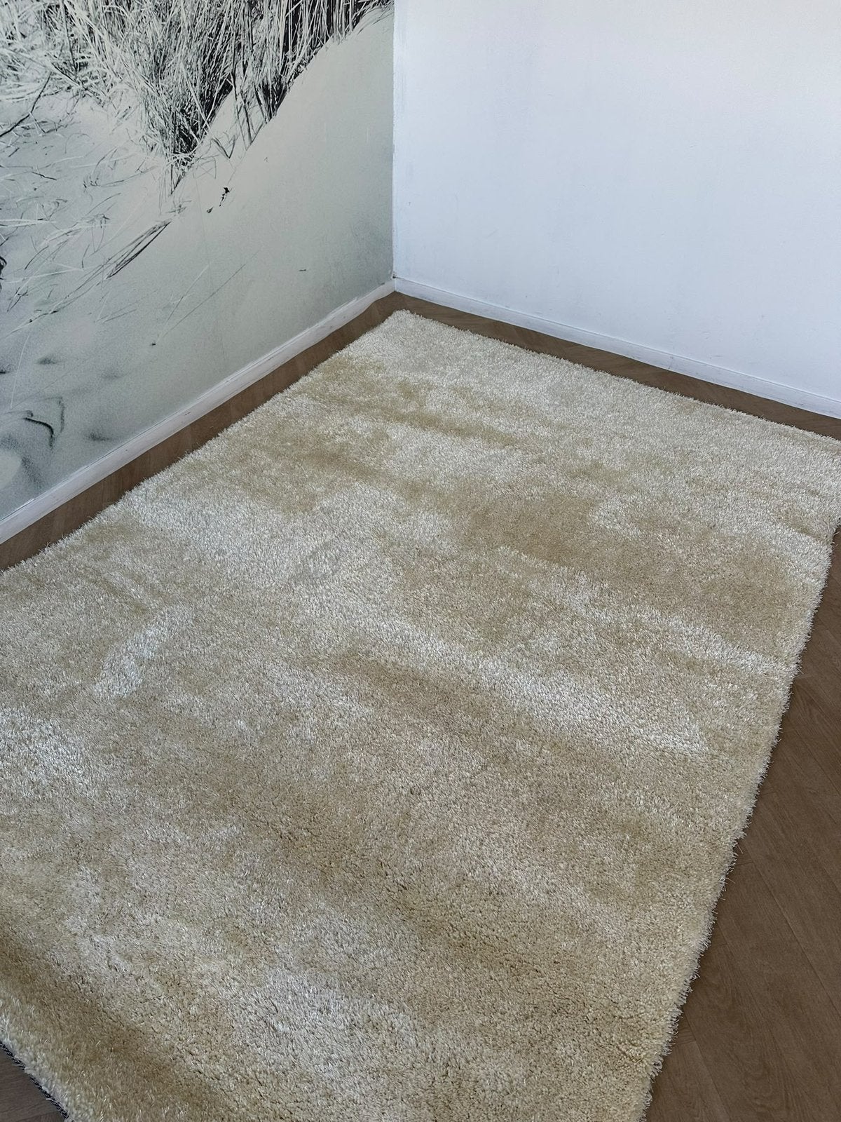 Brinker vloerkleed Simba ivoor shaggy 170x230, 150 tot 200 cm, Ophalen of Verzenden, Rechthoekig, Nieuw