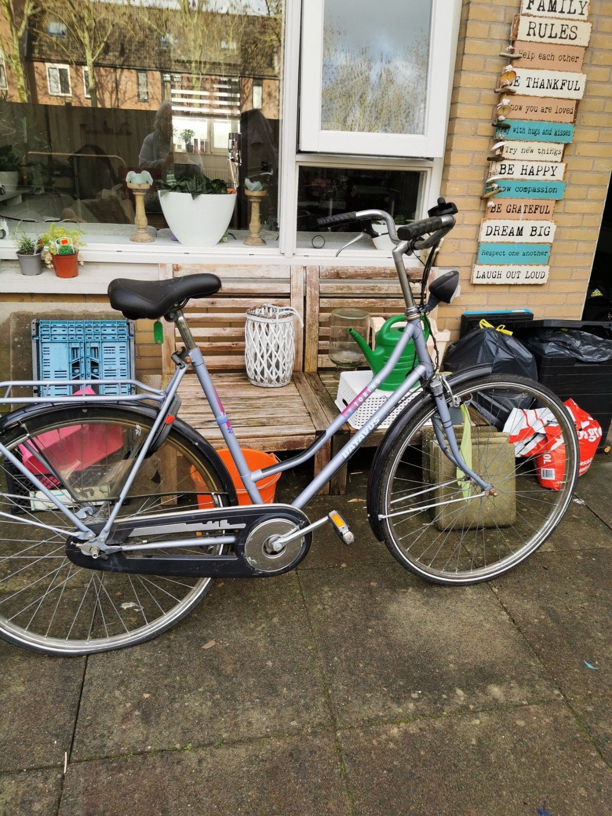 Dames fiets merk batavus Torino achter band moet na gekeken, Ophalen, Gebruikt, Batavus