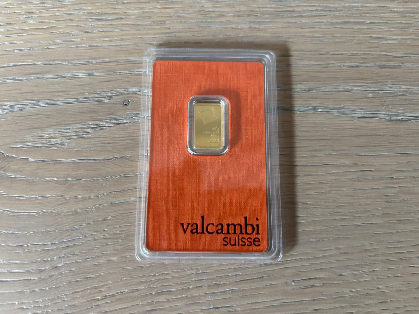 Valcambi Suisse 2,5 gram goudbaar 999.9, Ophalen, Goud