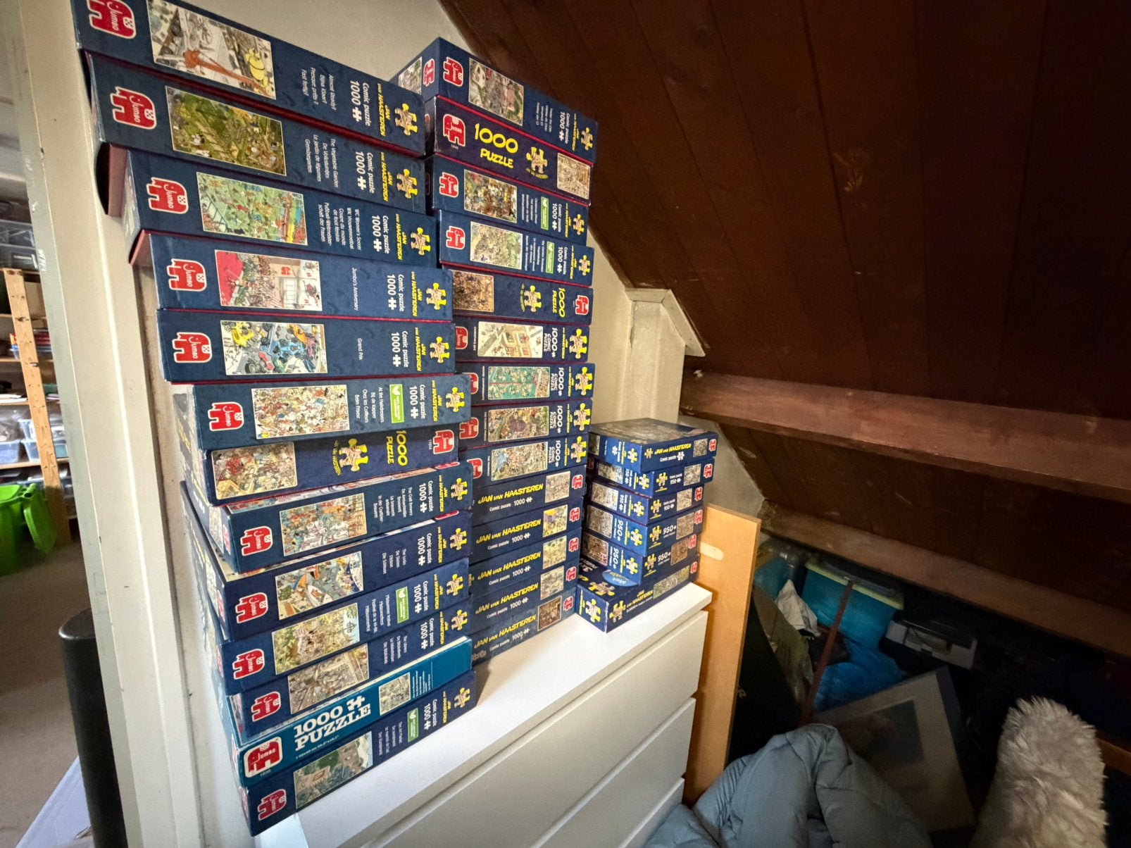 Diverse Jan van Haasteren puzzels, Ophalen, 500 t/m 1500 stukjes, Zo goed als nieuw, Legpuzzel