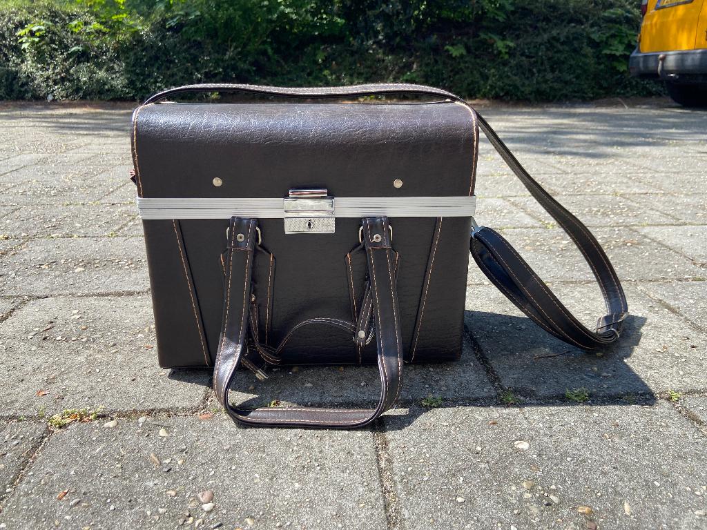 Vintage fotokoffer, Ophalen, Zo goed als nieuw, Schoudertas, Overige merken