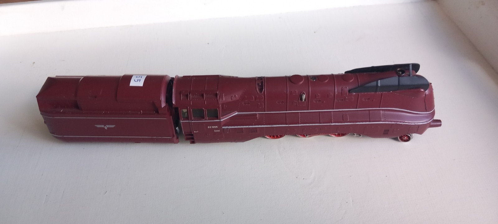 Te koop marklin  stoomlok  DB 03 1055 ho Digitaal Wisselstro, Wisselstroom, Locomotief, Verzenden, Zo goed als nieuw