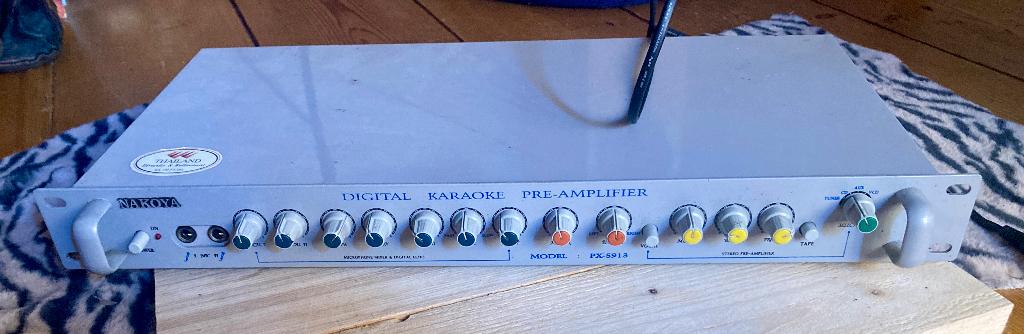 nakoya px 5918 digital karaoke preamp, Ophalen of Verzenden, Gebruikt, Overige typen