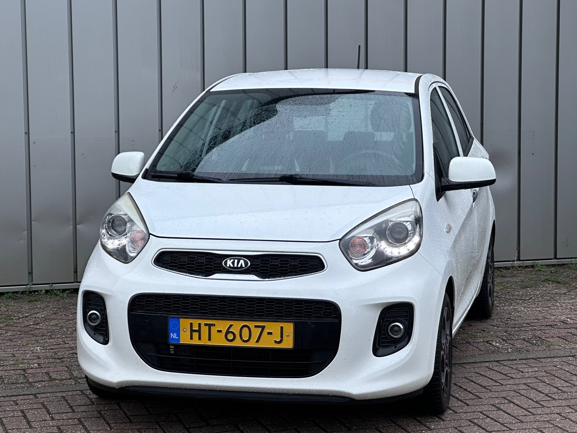 Kia Picanto 1.0 CVVT DynamicLine AIRCO EL RAMEN, Voorwielaandrijving, Gebruikt, Wit, Origineel Nederlands