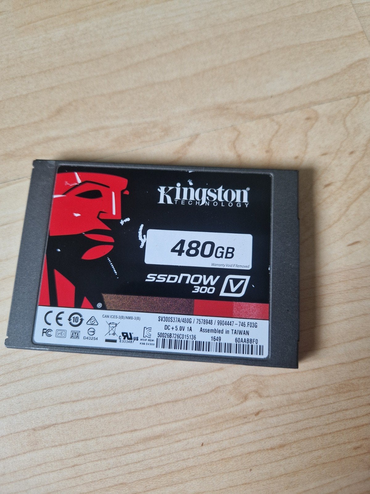 Kingston harde schijven, Intern, Kingston, 480 GB, SSD