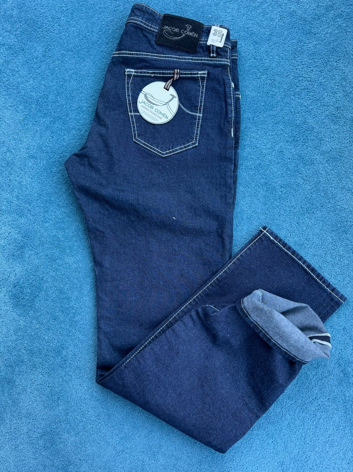 NIEUW Jacob Cohen J688 W35/L36 Blauw, Verzenden, Nieuw, Blauw, W36 - W38 (confectie 52/54)