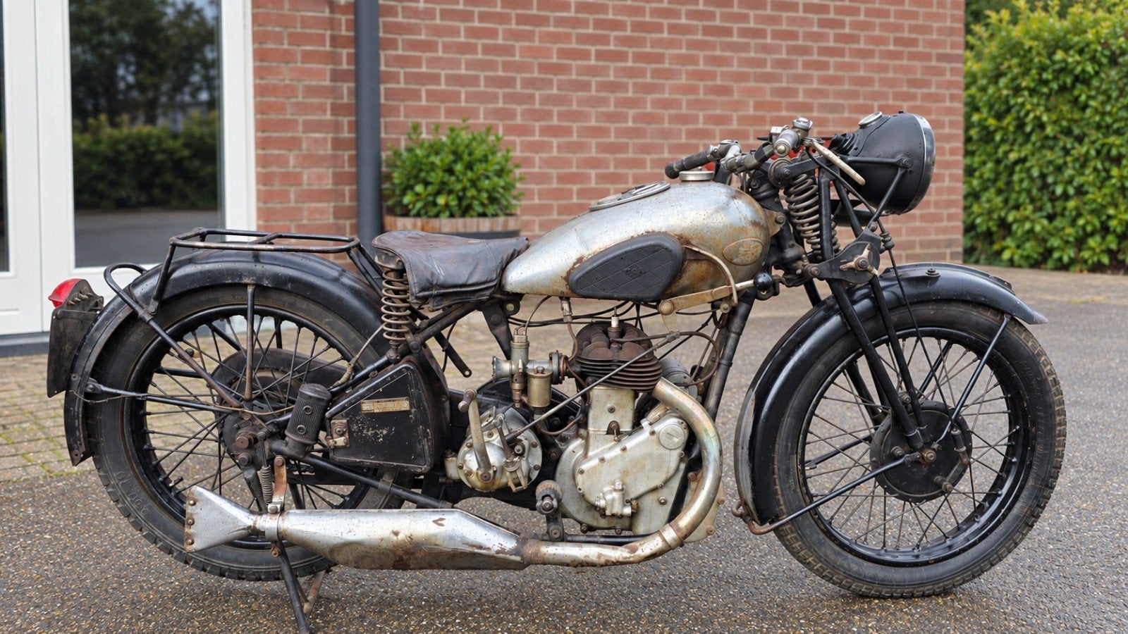 BSA W35-6 500cc 1936  viergang zweedse papieren, Motoren, Gebruikt, Handgeschakeld, 1 cilinder, 500 cc