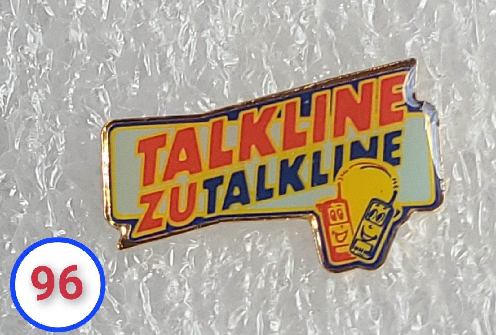 Vintage Talkline Pin - Uniek verzamelobject, Verzenden