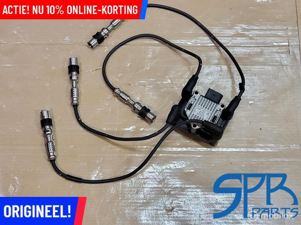 BOBINE BOUGIEKABELSET ONTSTEKINGSMODULE TSI GOLF 6 POLO AUDI, Gebruikt, Volkswagen, Ophalen of Verzenden, AUDI