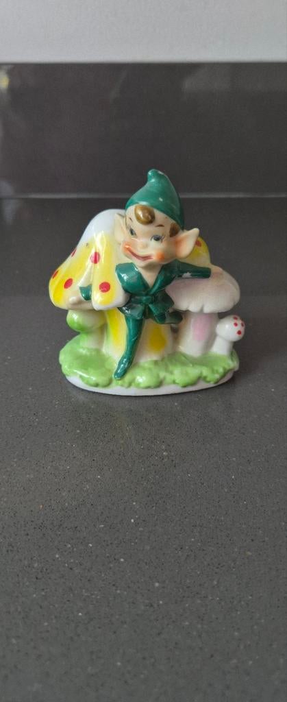 Vintage lady head Pixie elfje, Verzamelen, Beelden en Beeldjes, Zo goed als nieuw, Fantasy, Ophalen of Verzenden