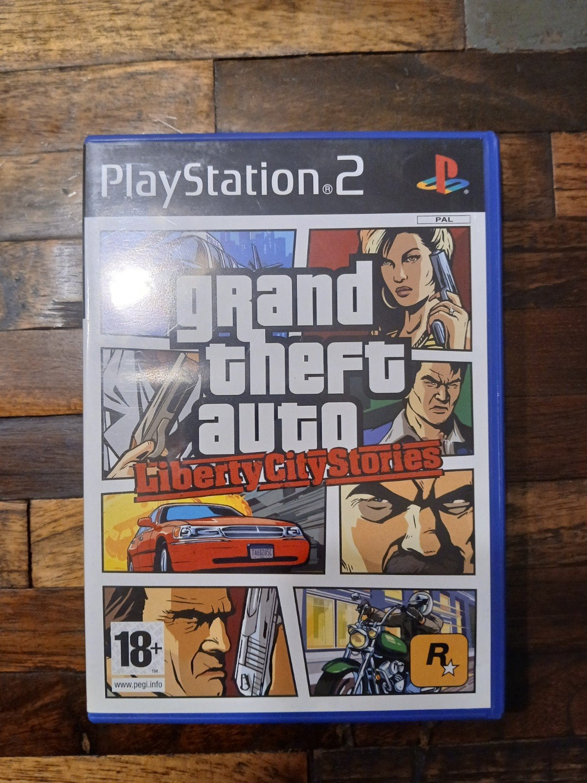 Grand Theft Auto: Liberty City Stories (PS2) met poster, Spelcomputers en Games, Avontuur en Actie, Gebruikt, Vanaf 18 jaar, Verzenden