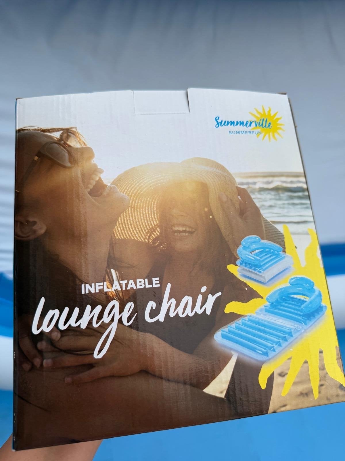 2x Nieuwe Summerville Inflatable Lounge Chair - 160x80 cm, Ophalen of Verzenden, Nieuw