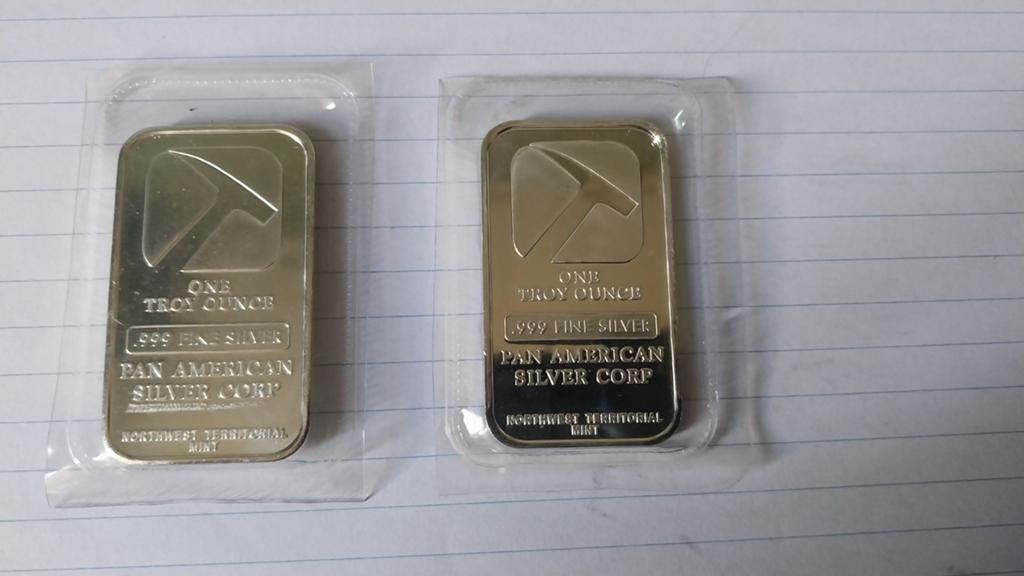 1 OZ Pan american zilverbaartje, Ophalen of Verzenden, Zilver