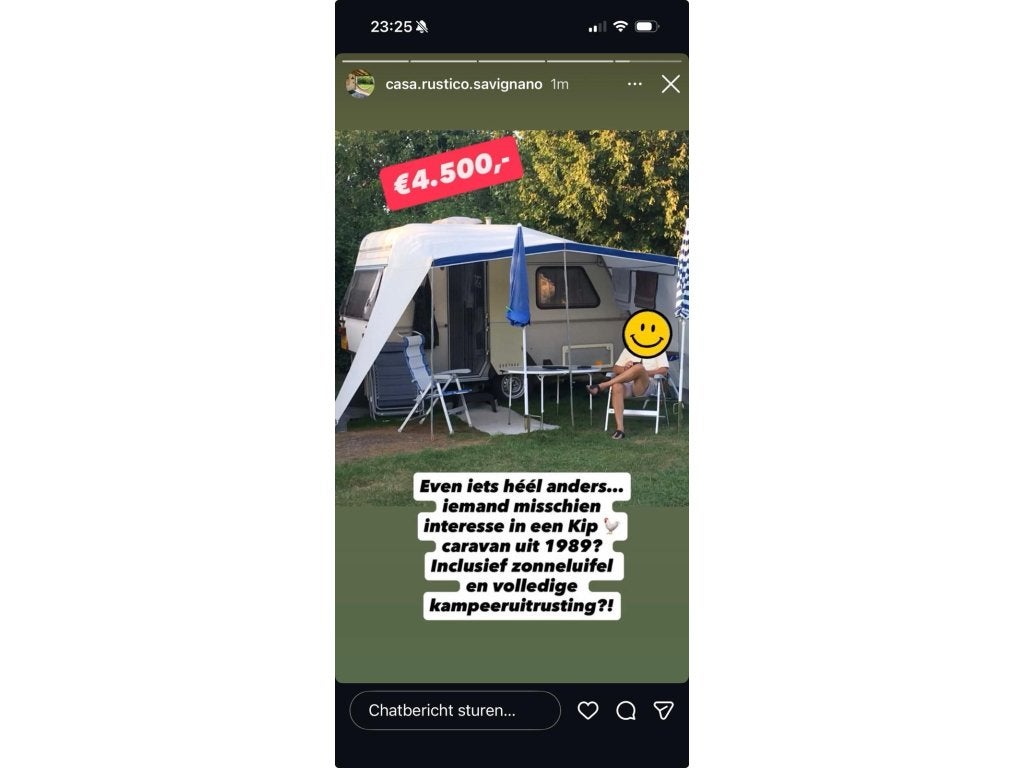 Kip De Luxe 35 (1045812), Caravans en Kamperen, Kip, Kleine zit, Tot en met 3, Particulier