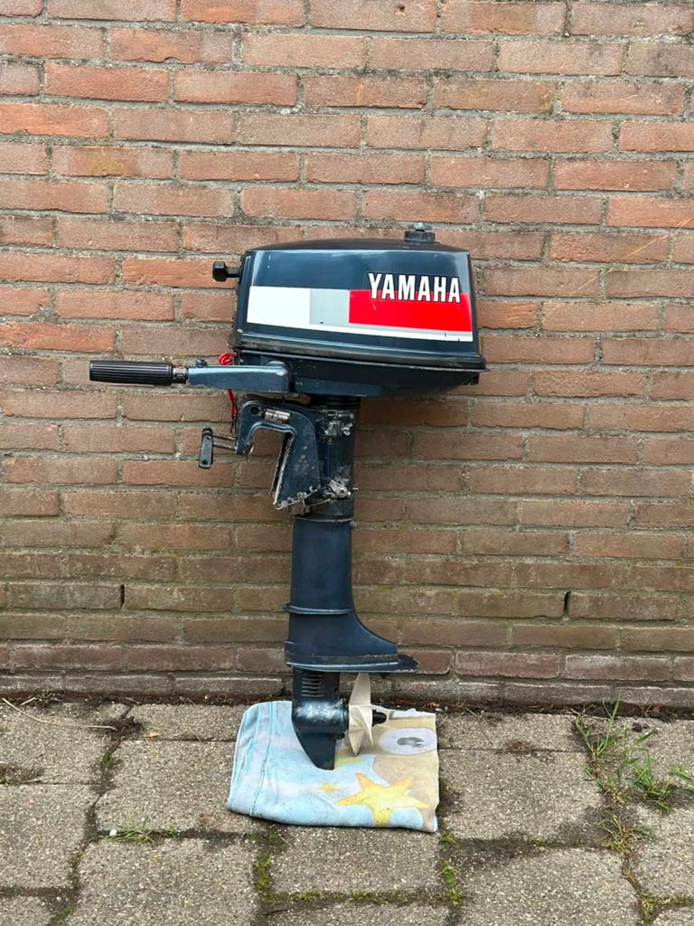 Yamaha 4 pk 2 takt buitenboordmotor - Goed werkend!, Gebruikt, Minder dan 5 pk, Onbekend, Ophalen of Verzenden