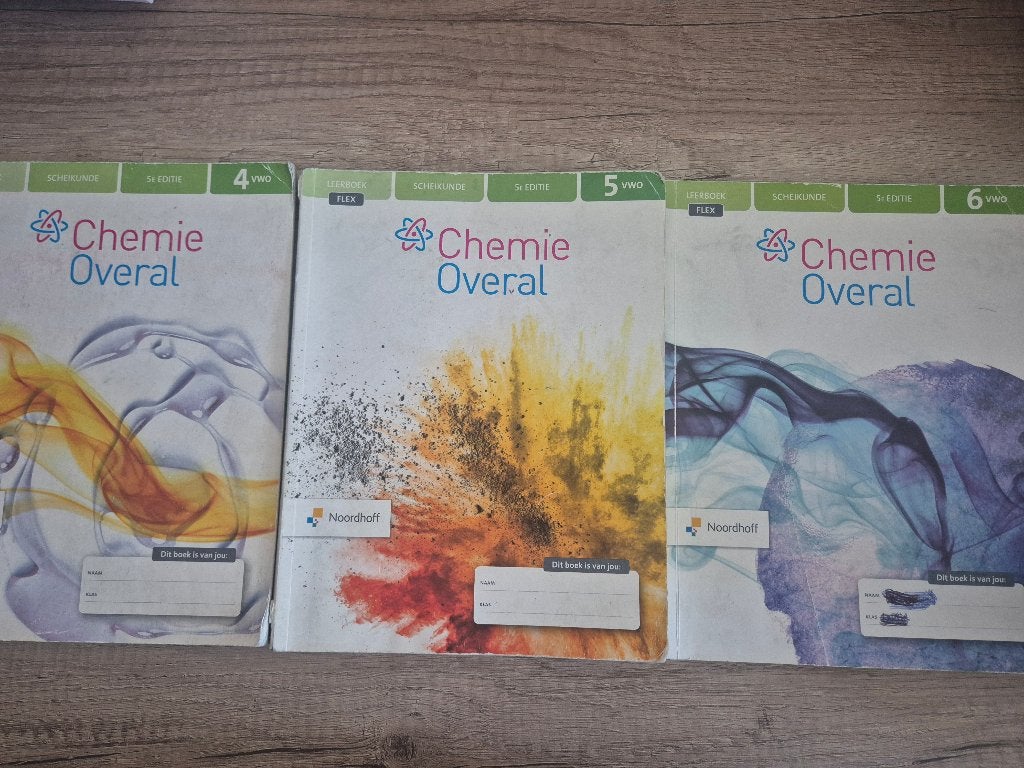 Chemie overal VWO 4,5 & 6, Gelezen, VWO, Scheikunde, Noordhoff