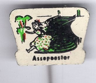 Assepoester blik sprookjes speldje ( W_198), Verzenden, Zo goed als nieuw, Figuurtje, Speldje of Pin