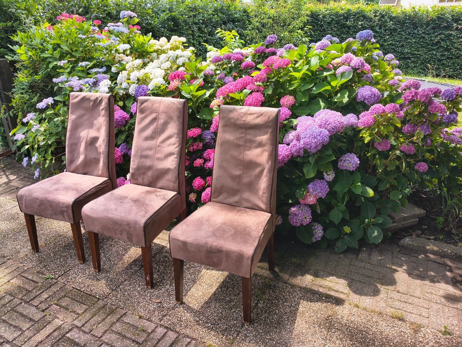 6 Stoelen gratis technisch in orde., Huis en Inrichting, Ophalen, Gebruikt