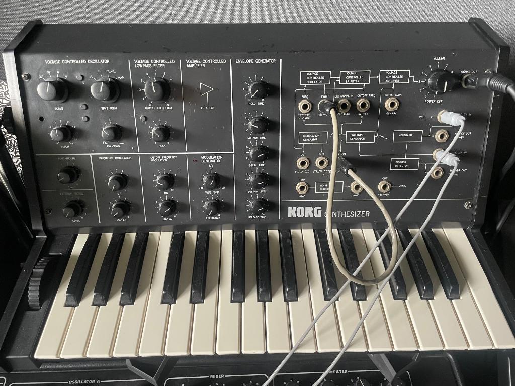 Korg MS-10, G-Storm KVP en Korg Odyssey, Muziek en Instrumenten, Synthesizers, Gebruikt, Overige aantallen, Korg, Ophalen of Verzenden