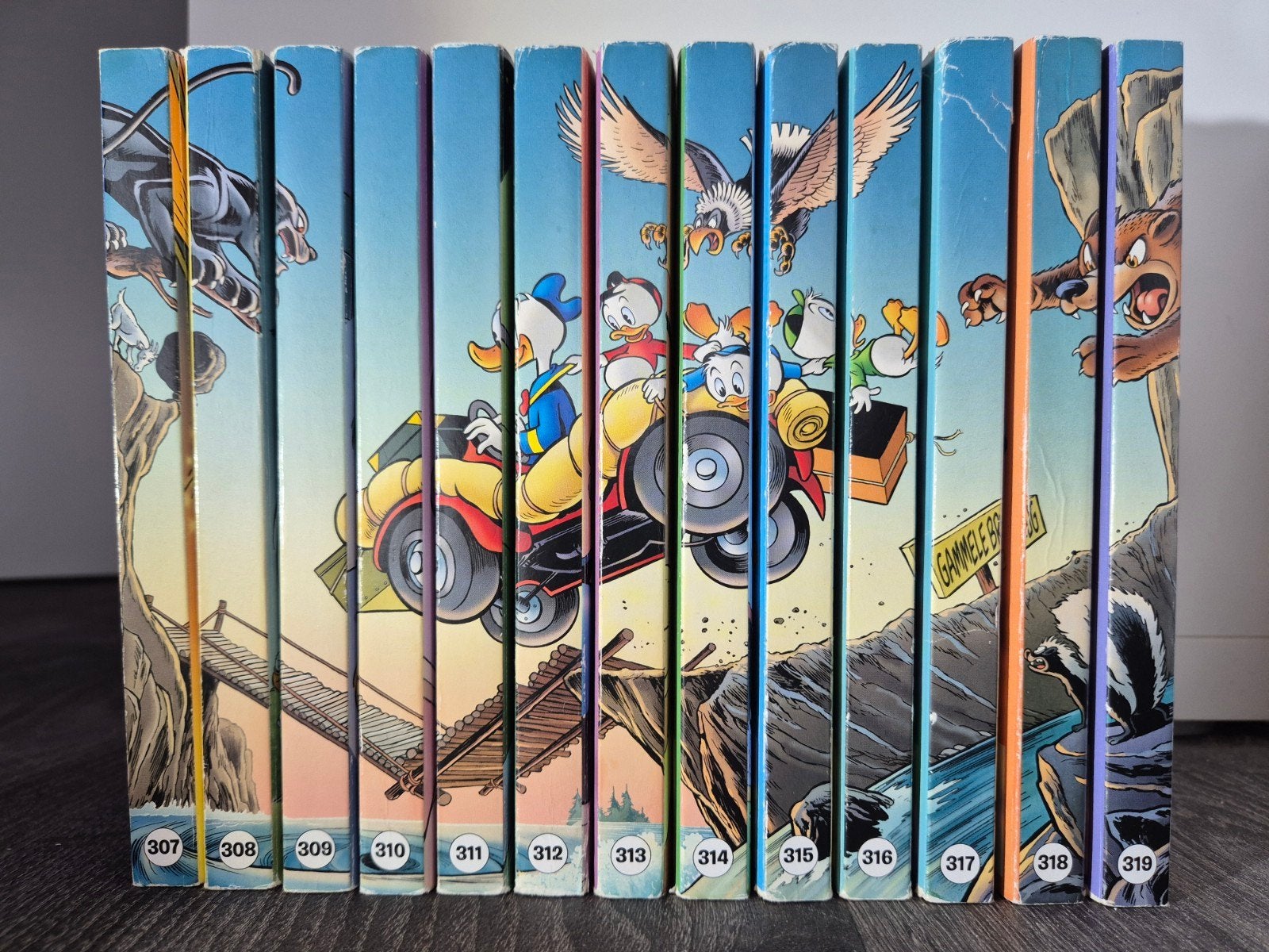 6 complete series Donald duck pockets, serieprijs vanaf, Boeken, Complete serie of reeks, Ophalen of Verzenden, Gelezen