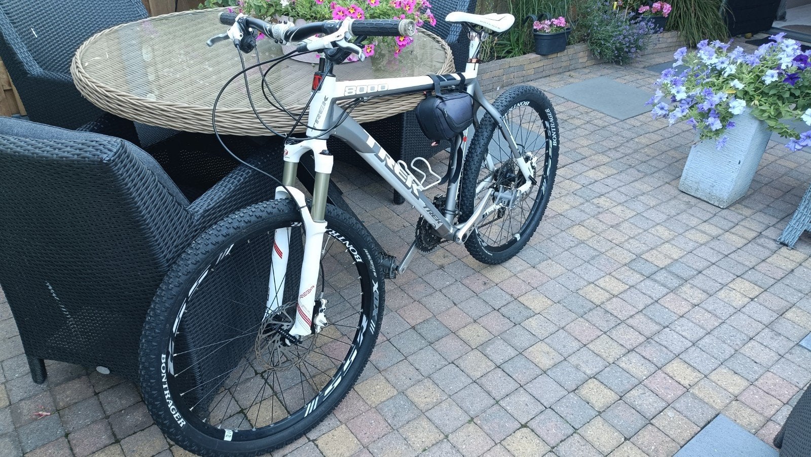 Zeer mooie Trek 8000 Mountainbike, Fietsen en Brommers, Fietsen | Mountainbikes en ATB, Ophalen, Fully, Zo goed als nieuw, Schijfrem