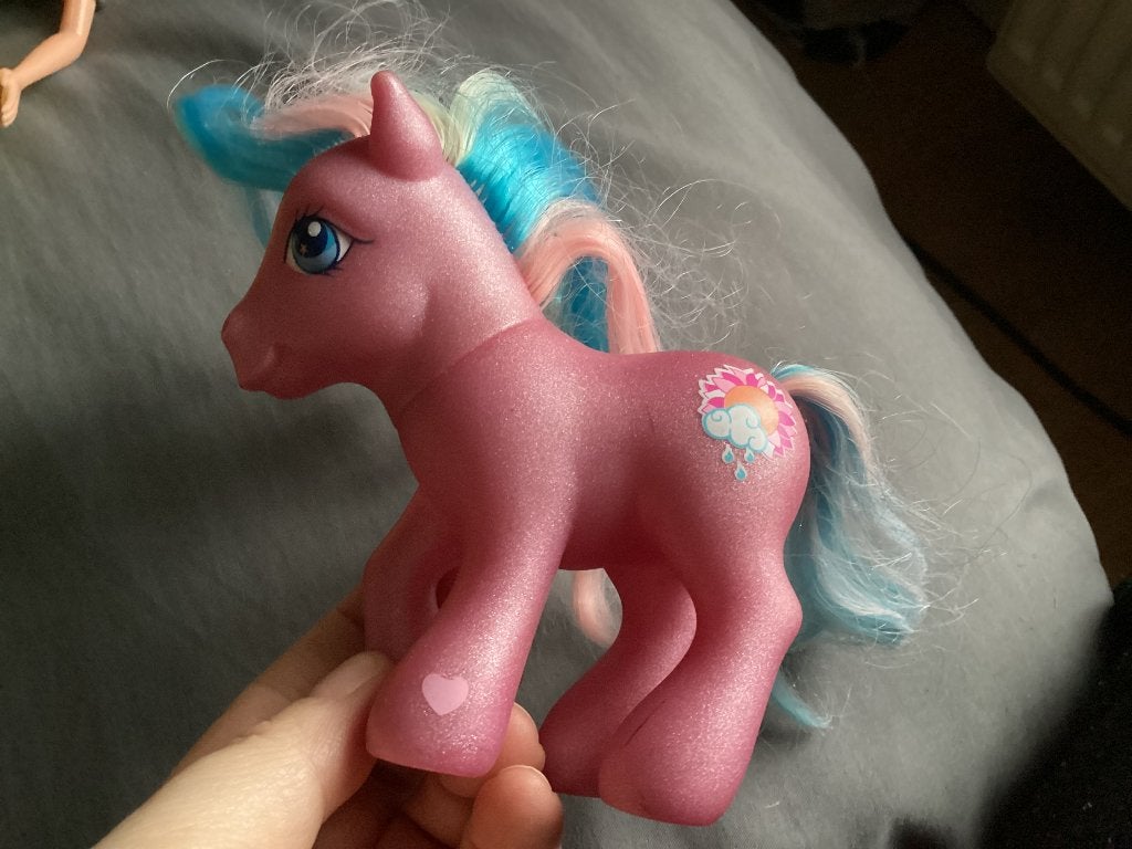 My Little Pony Generation 3 (G3) pony genaamd Sunshower, Ophalen of Verzenden, Gebruikt